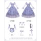 With Puji Letters and Poems-Wisteria In The Mist Corset Top and OP(Pre-Order/Full Payment Without Shipping)